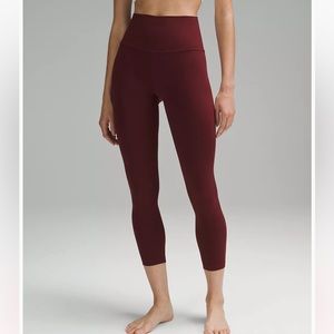 Lululemon Align High-Rise Pant 25” in plum purple size 8
